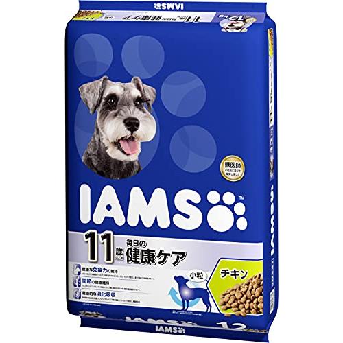 アイムス (IAMS) 11歳以上用 毎日の健康ケア 小粒 ドッグフード チキン シニア犬用 12k...