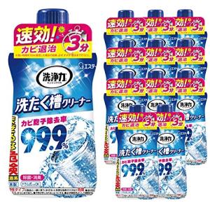 [ 洗浄力 洗たく槽クリーナー ]【ケース販売】 液体タイプ 550g×12個 (ドラム式にもOK) 洗濯機 洗濯 洗濯槽 クリーナー 洗浄 洗浄剤｜gs-shopping