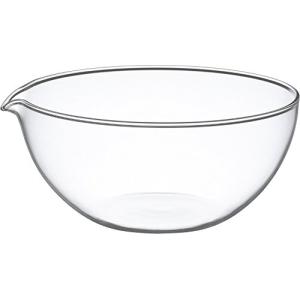 iwaki(イワキ) 耐熱ガラス ボウル 丸型 外径15.2cm 500ml 注ぎ口付き