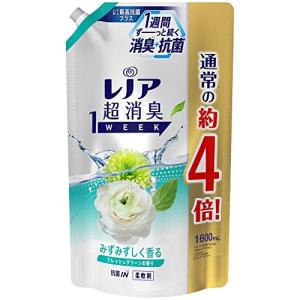 レノア 超消臭1WEEK 柔軟剤 フレッシュグリーン 詰め替え 超特大 1,600mL｜gs-shopping