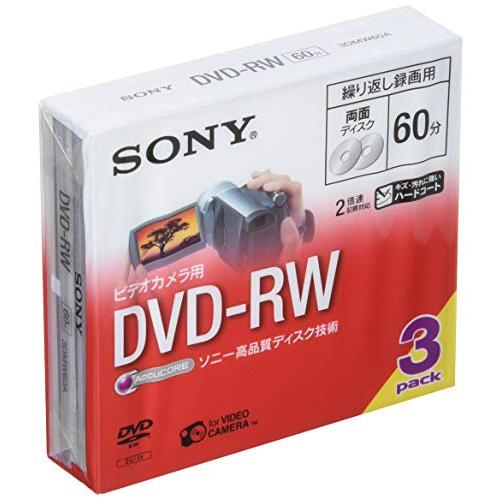 SONY ビデオカメラ用DVD-RW(8cm) 3枚パック 3DMW60A