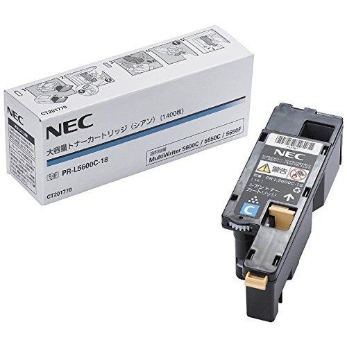 NEC PR-L5600C-18 大容量トナー シアン(1,400枚) NE-TNL5600-18J