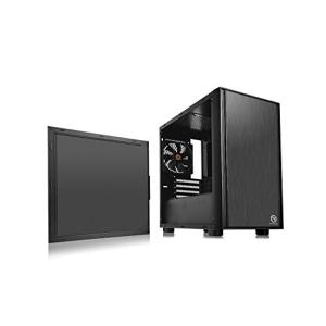 Thermaltake アルミニウム ブラック Versa H17 ミニタワー型PCケース CS7096 CA-1J1-00S1NN-00