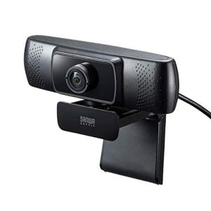 サンワサプライ 会議用ワイドレンズWEBカメラ USB接続 150°超広角 マイク内蔵 Skype対応 ブラック CMS-V43BK｜gs-shopping