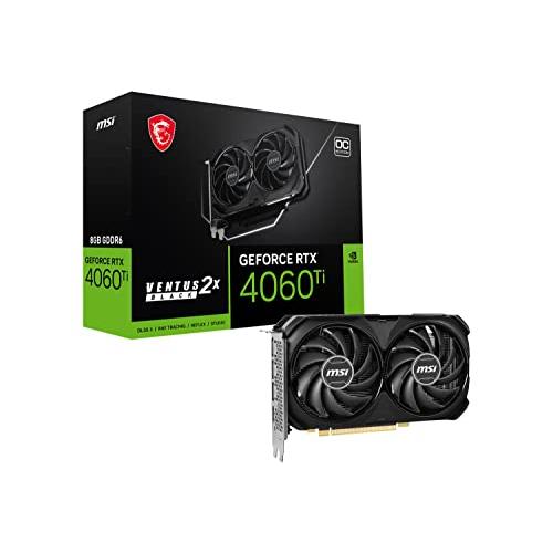 MSI GeForce RTX 4060 Ti VENTUS 2X BLACK 8G OC グラフィ...