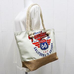 トートバッグ ROUTE66 ルート66 A アメリカン雑貨｜gs-station