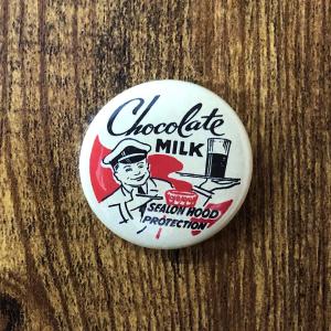 缶バッチ ヴィンテージ カントリー MILK J 缶バッジ アメリカン雑貨