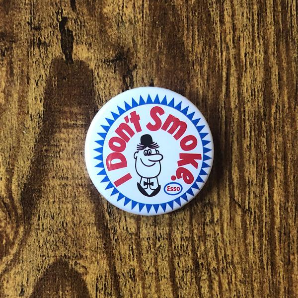 缶バッチ ESSO エッソ アドバタイジング カンパニー モーター 缶バッジ アメリカン雑貨