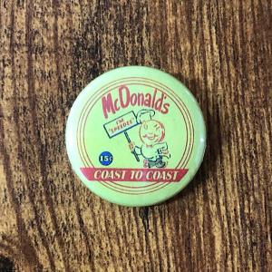 缶バッチ McDonalds マクドナルド CO...の商品画像