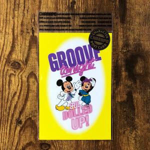 ポストカード ディズニー ミッキーマウス＆ミニーマウス ディスコ disney 絵葉書 アメリカン雑貨