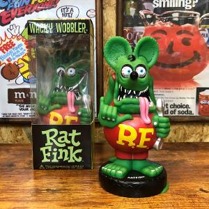 Rat Fink フィギュア ラットフィンク 巨大貯金箱 定番カラー 特大サイズ RAT FINK（ラットフィンク） ファンコ ジャンボコインバンク レッド