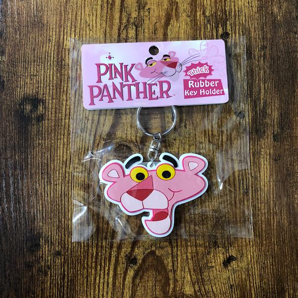 ピンクパンサー ラバーキーホルダー Face PINK PANTHER アメリカン雑貨