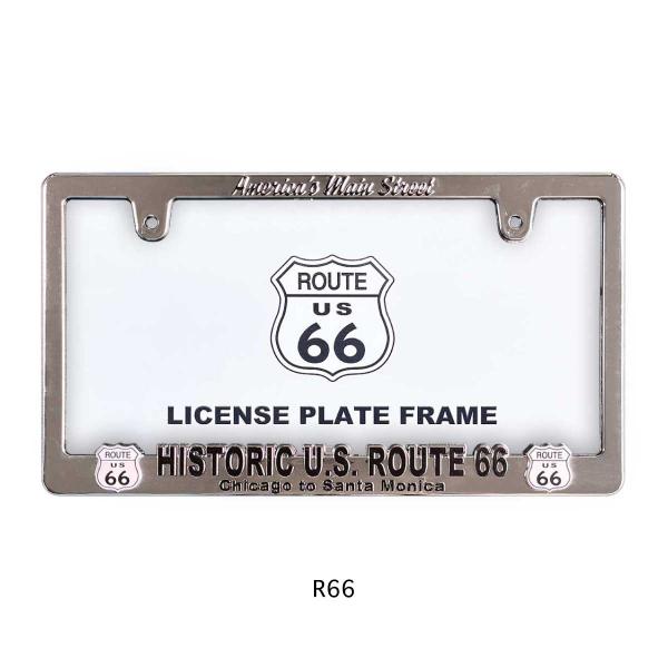 ROUTE 66 LICENSE PLATE FRAME ライセンス プレート フレーム ルート66...