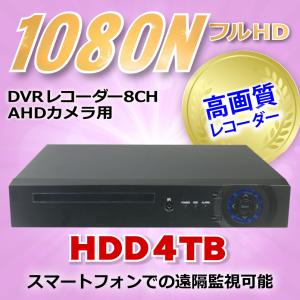 マザーツール 8ch ハードディスクAHD レコーダー DVR-Q08 : 電材堂