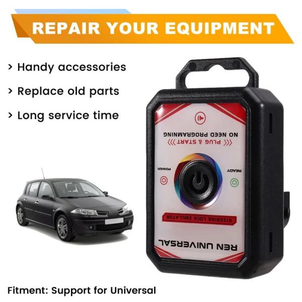 【並行輸入品】AUTO SUPPORT REN 汎用ステアリングコラムロックエミュレーター ステアリ...