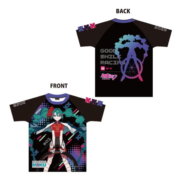 レーシングミク 2025 JCL TEAM UKYO応援Ver. ドライTシャツ