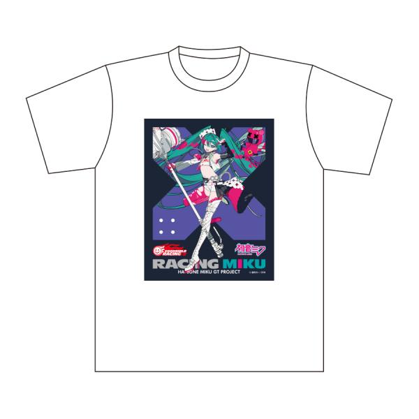 サーキットTシャツ レーシングミク 2025Ver. キービジュアルサイド