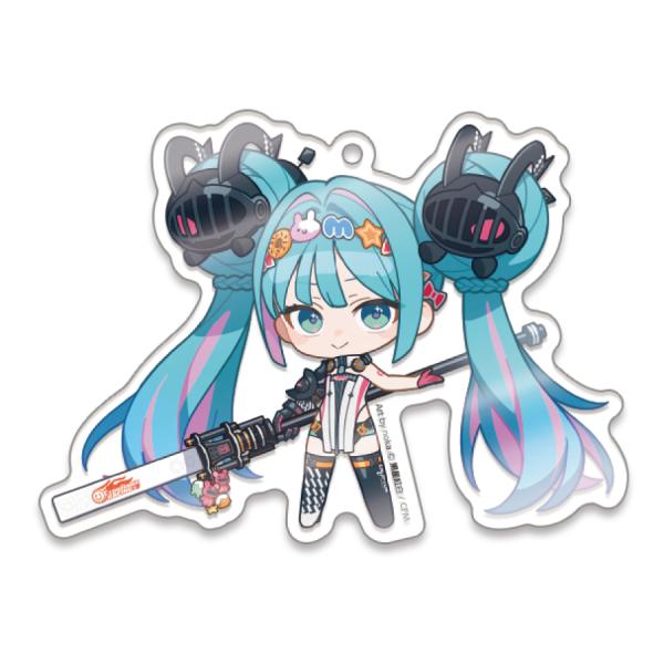 ちょこぷに アクリルキーホルダー レーシングミク 2026Ver. キービジュアル KV 1