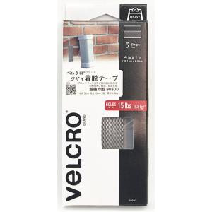 [空間収納] 超強力型 面ファスナー 粘着剤付 長さ10cm幅2.5cm