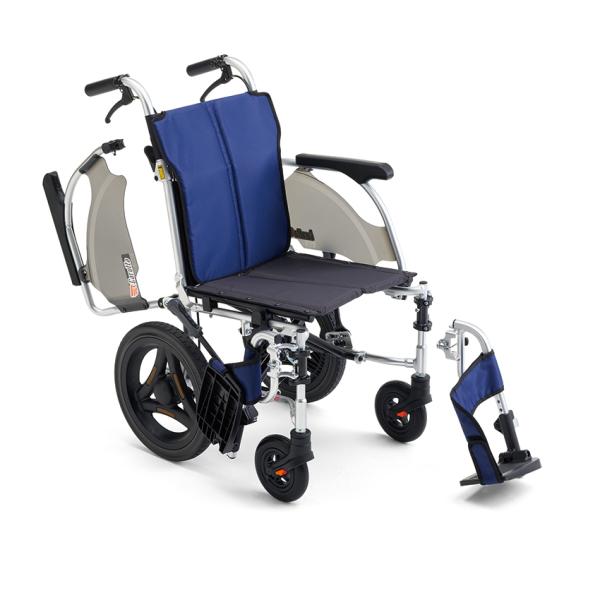 ミキ CRT-SG-4 アルミ製軽量介助式車いす カルカッタ　座幅400