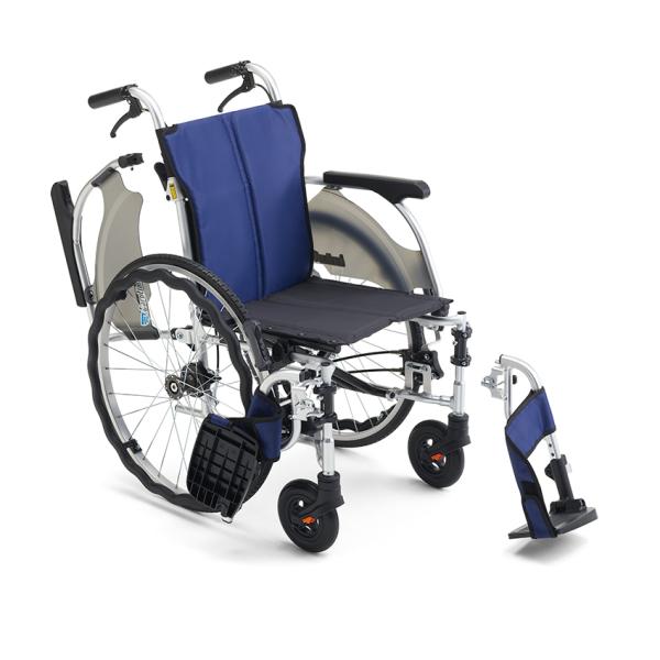 ミキ CRT-SG-7 アルミ製軽量自走式車いす カルティマ