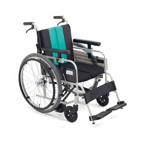 MiKi ミキ MBY-41B 自動ブレーキ付車椅子 ロータイプ