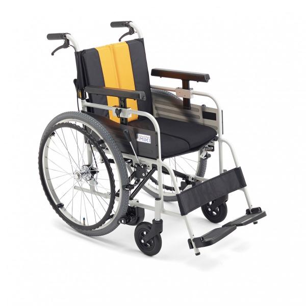 MiKi ミキ MBY-47B 自動ブレーキ付車椅子 標準座面高タイプ
