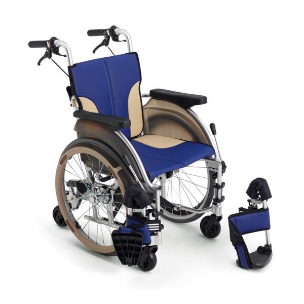 MiKi（ミキ）アルミ製自走型車椅子 【新スキット】SKT-500 コンパクト6輪