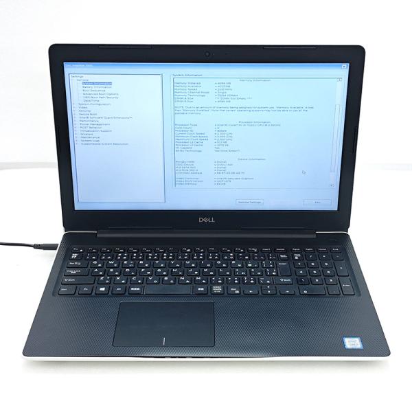 ジャンク品 DELL Inspiron 3581 ジャンクPC ジャンクパソコン 保証無し OS無し...