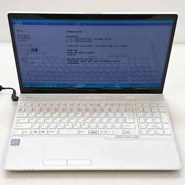 ジャンク品 富士通 LIFEBOOK WA2/B3 FMVWB3A23W ジャンクPC ジャンクパソ...