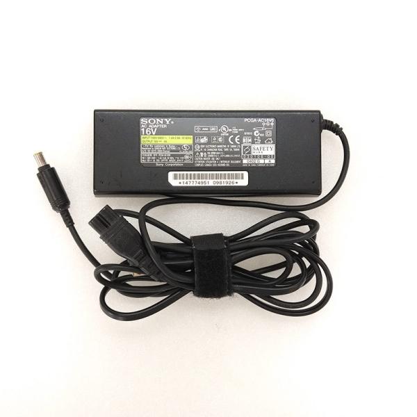 中古ACアダプタ 純正ACアダプタ SONY PCGA-AC16V6 電源ケーブル付属