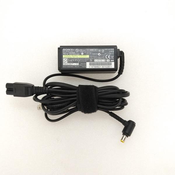 中古ACアダプタ 純正ACアダプタ SONY VGP-AC16V11 電源ケーブル付属