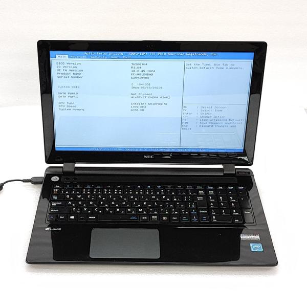 ジャンク品 NEC LaVie NS150DAB ジャンクPC ジャンクパソコン 保証無し OS無し...
