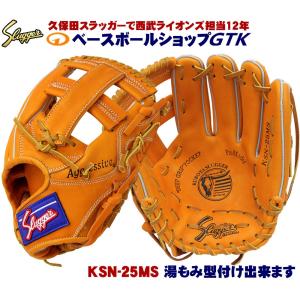 久保田スラッガー 軟式 グローブ KSN-25MS KSオレンジ 内野手用