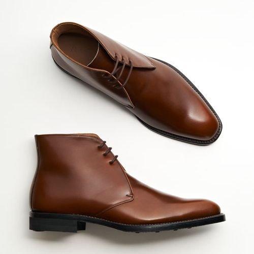 （ショーンハイト コンビネーションオーダー 納期50日）ロングノーズ チャッカブーツ（国産最高級キッ...