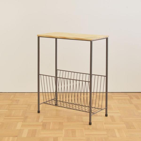 サイドテーブル 天然木 パイン ミニテーブル 小物入れ フラワースタンド レストルーム おしゃれ シ...