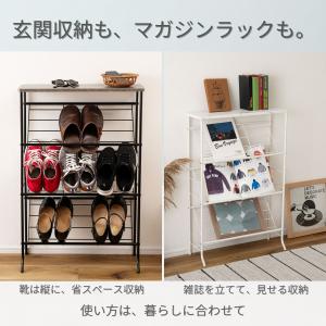 シューズラック スリム 3段|下駄箱 省スペー...の詳細画像1