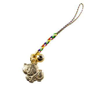 お守り ストラップ 寅 干支のお守り 開運干支根付け 2022年 令和4年 寅ちゃん トラ 虎 壬寅 御守 御守り 縁起物 招福 金メッキ