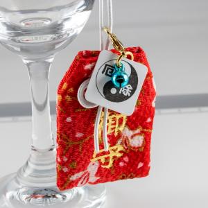 ちりめん製 お守り袋 ストラップ 根付け 宝来...の詳細画像5