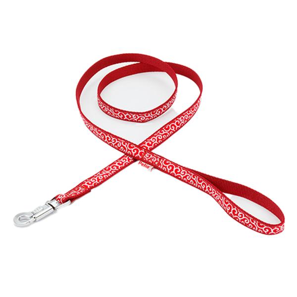 犬用リード 犬雅 唐草リード Mサイズ 引きひも 中型犬用 お散歩 かわいいリード ペティオ 引き紐