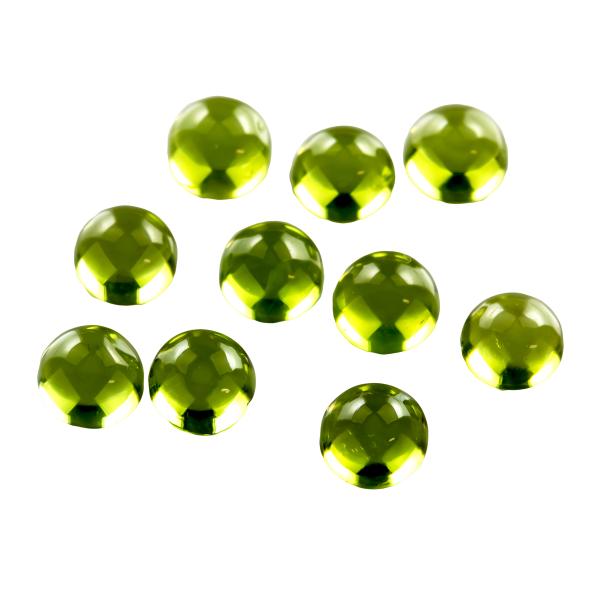 ペリドット 宝石ルース 裸石 5×5mm 10個セット 天然石 パワーストーン ルースストーン 8月...