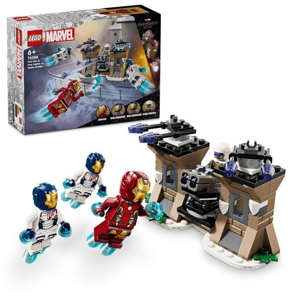 レゴ(LEGO) マーベル アイアンマン&amp;アイアンレギオンとヒドラソルジャーの戦い おもちゃ 玩具 ...