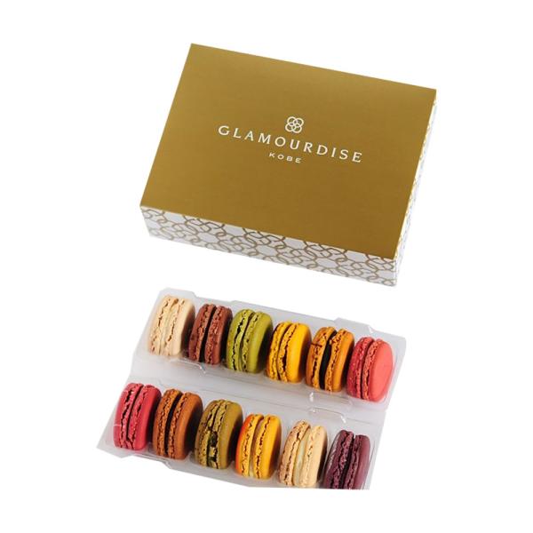 ハロウィン クリスマス お歳暮 ギフト グラモウディーズ GLAMOURDISE マカロン 12個セ...
