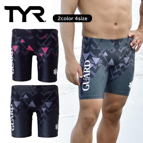 【ネコポス対象商品】【アウトレット】男性水着GUARD（ガード）×TYR(ティア）ドロップ メンズジ...