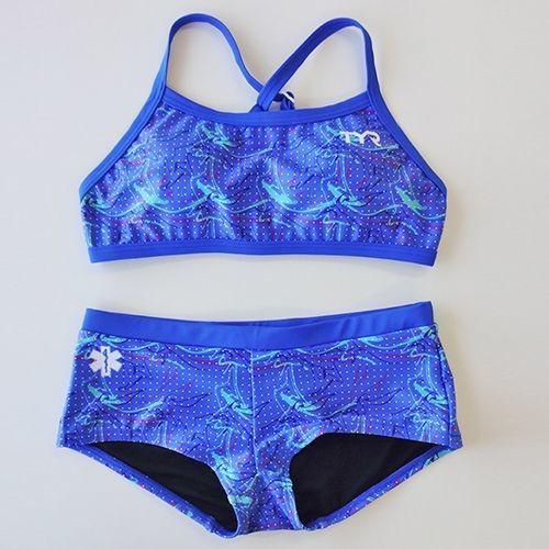 【アウトレット】19女性水着 GUARD（ガード）×TYR(ティア）ペイント柄【レディース ワークア...