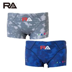 【ネコポス対象商品】RA123-BWATR【RAアールエー】メンズ水着 (ボクサー) MEN'S BOXER-PENTAGON CUT NATURE ELEMENTS