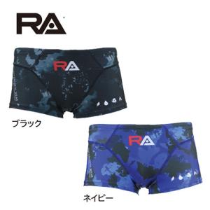 【ネコポス対象商品】RA523-BUNDR【RAアールエー】メンズ水着 (ボクサー) MEN'S BOXER-PENTAGON CUT UNDERWATER WORLD