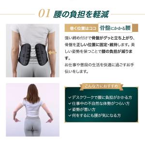 【公式】 ガードナーベルト 骨盤ベルト 腰楽ベ...の詳細画像5