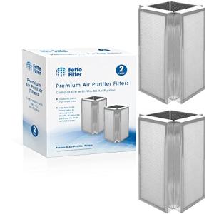 Fette Filter - MA-50交換用空気清浄機フィルター MA-50空気清浄機モデル H13 True HEPAフィルターに対応 - 2個パック