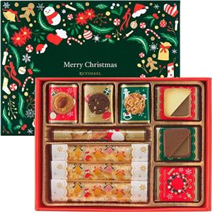 クリスマス ギフト スイーツ お菓子 RUYSDAEL  クリスマスロンジェ アマンドリーフ×6枚 クッキー6種類27枚